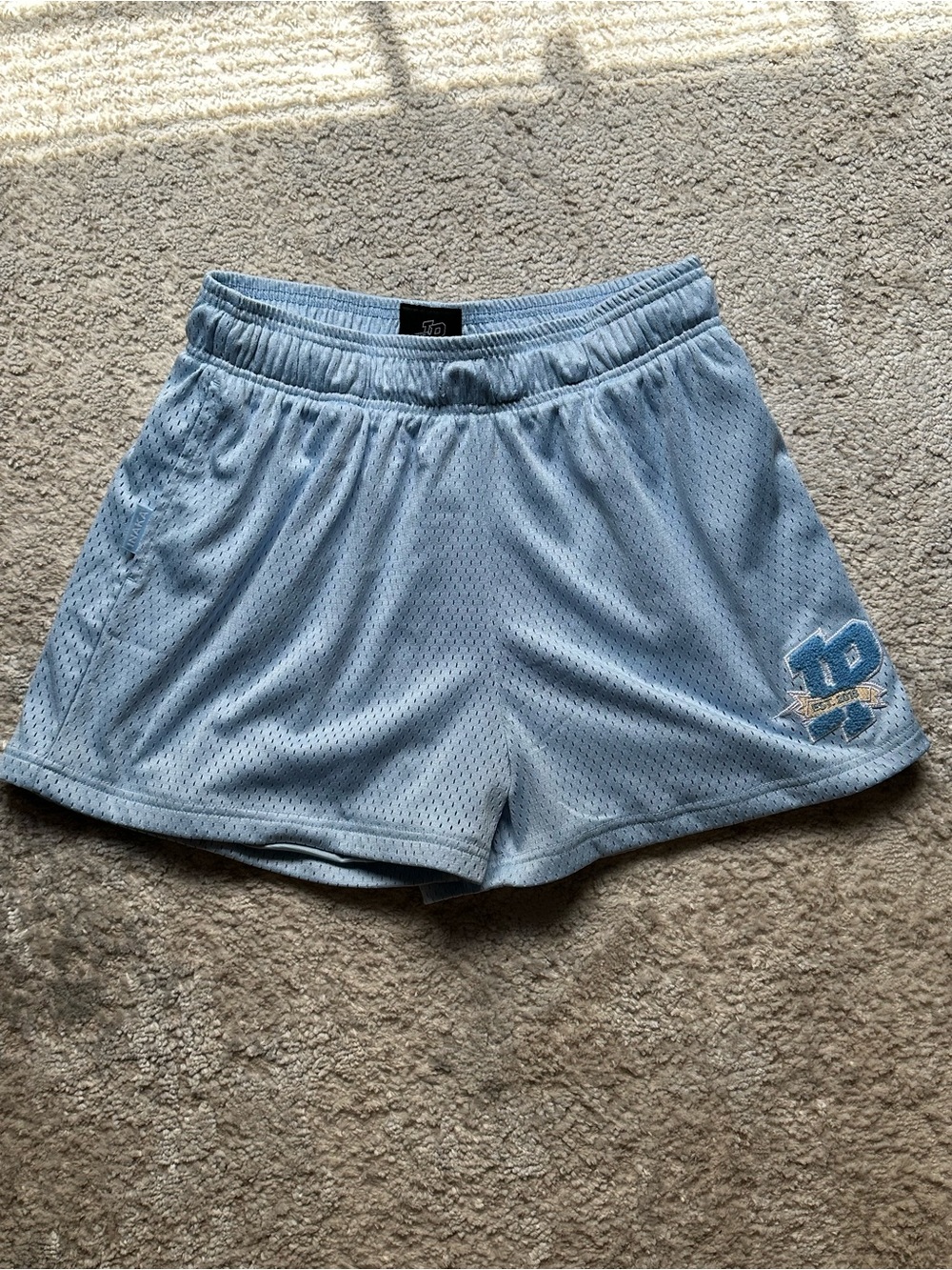 Inaka Light Blue Mesh Athletic Women’s Shorts